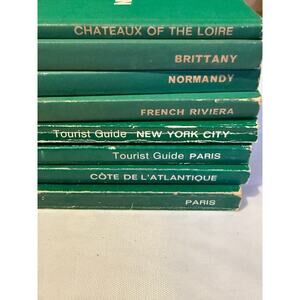 Vintage Michelin Tourist / Travel Guides - Lot of 8 - Paris, New York City, etc